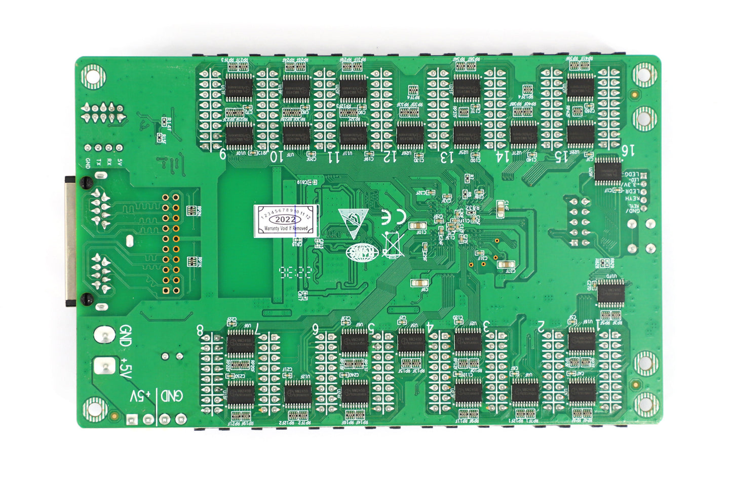 Linsn system receiver card RV216B with 16 standard hub75-type connectors