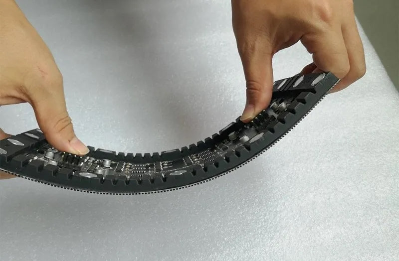 P4mm Indoor 320x160mm Magnet Soft Flexible LED Module for curve screen
