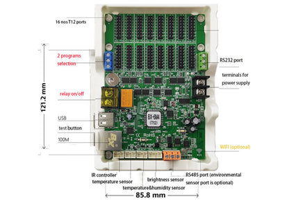 Onbon BX-6M4P/6M4-T12(E+RS232+RS485)/+wifi LED Controller Card