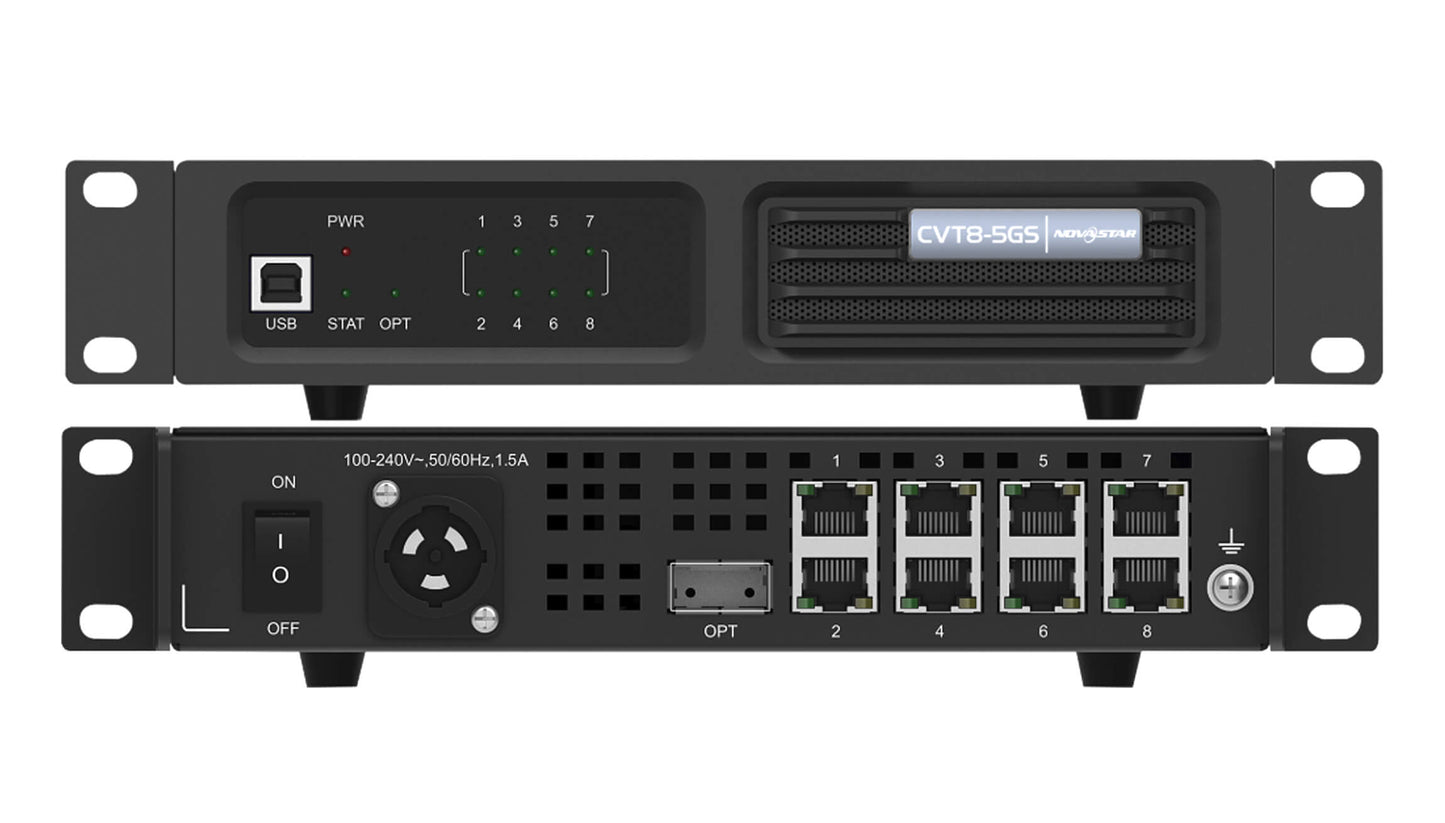 Novastar CVT8-5GS LED Screen Fiber Converter