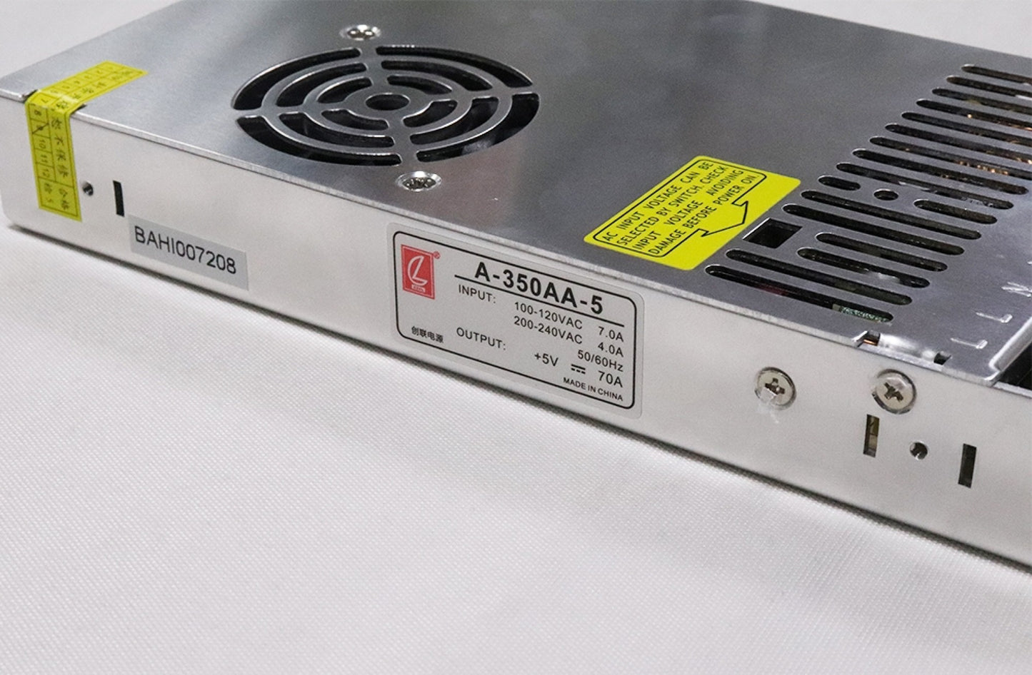 CZCL A-350AA-5 5V70A 350W Low Profile Switching LED Power Supply
