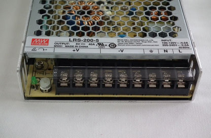 Meanwell LRS-200-5 5V40A Switching LED Power Supply