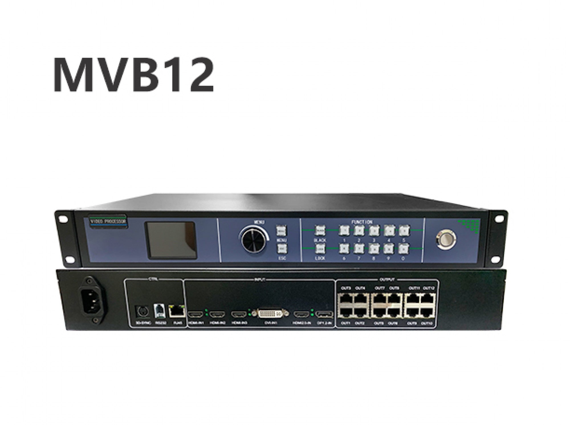Mooncell MVB12 2In1 HD LED Screen video processor – LED Controller Hub