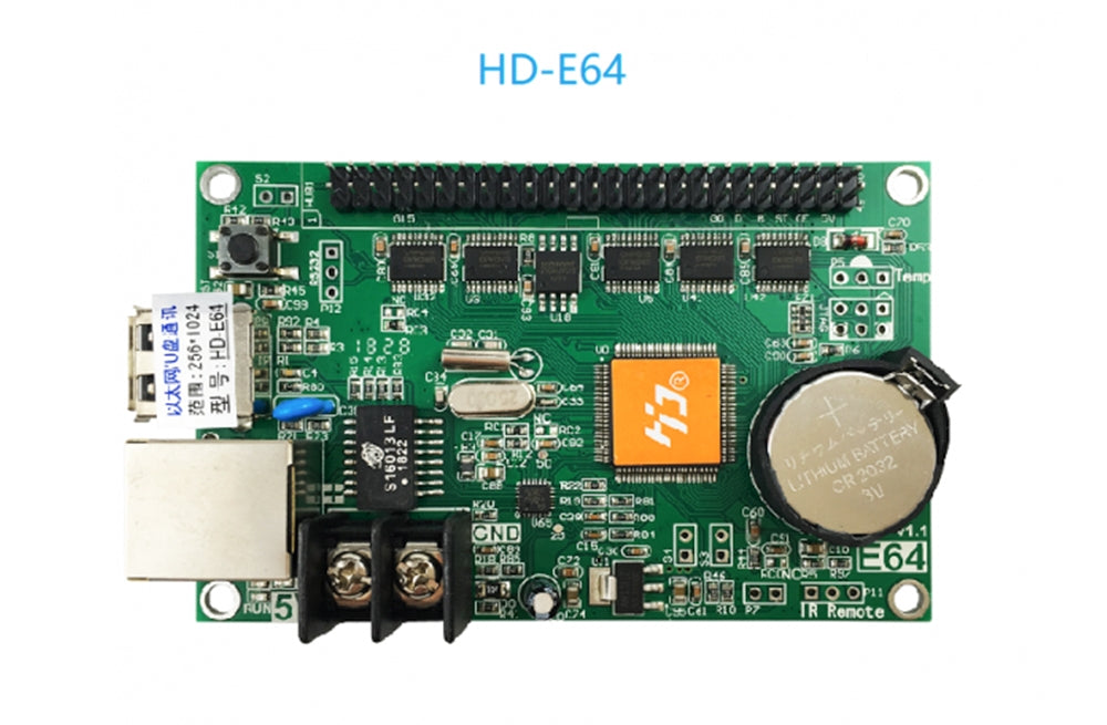 Huidu HD- E62 E63 E64 Ethernet & U-Disk LED Controller card